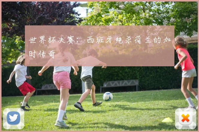 世界杯决赛:西班牙绝杀荷兰的加时传奇