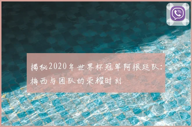 揭秘2020年世界杯冠军阿根廷队：梅西与团队的荣耀时刻